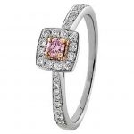 Pink diamond ring from Xennox Diamonds