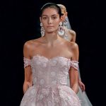 These pastel wedding dresses are on-trend and totally timeless