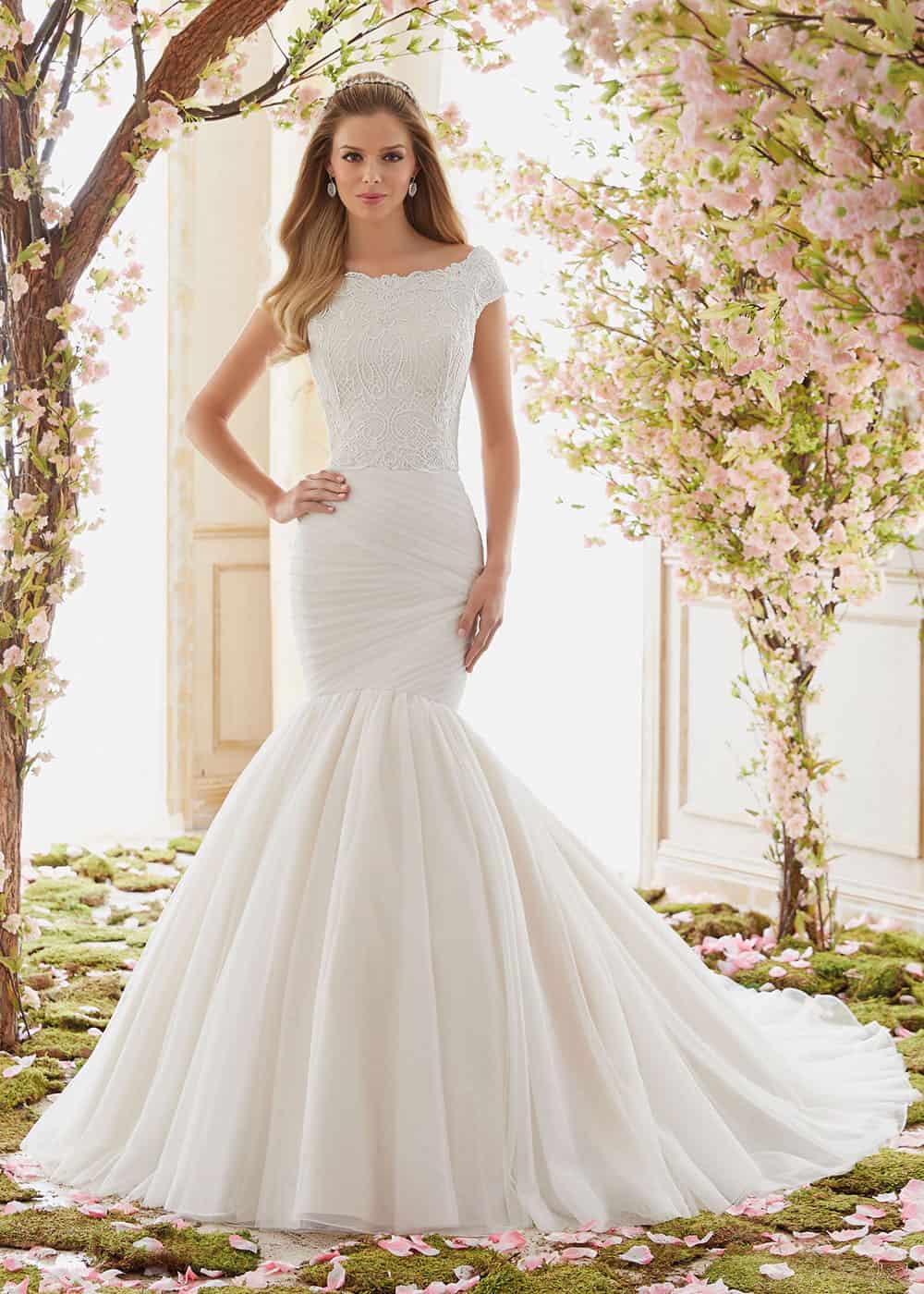 White Lily Couture wedding gown