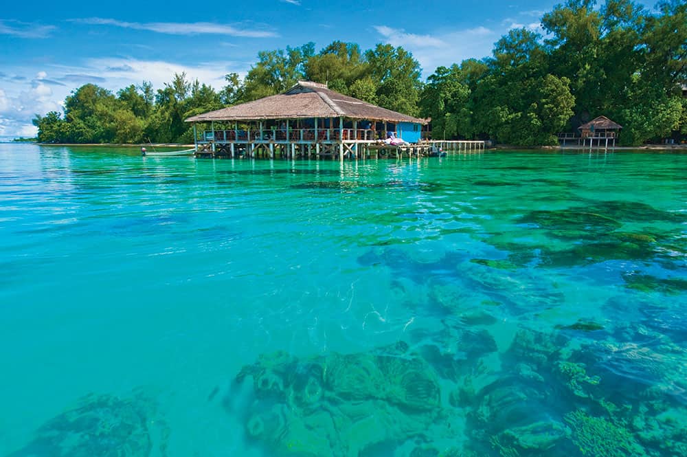 Honeymoon Solomon Islands: turquoise clear waters.