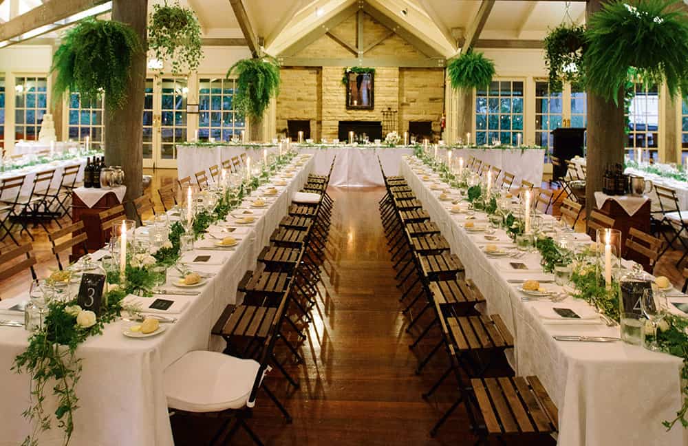 Country style reception venue by Brooke Adams Photography