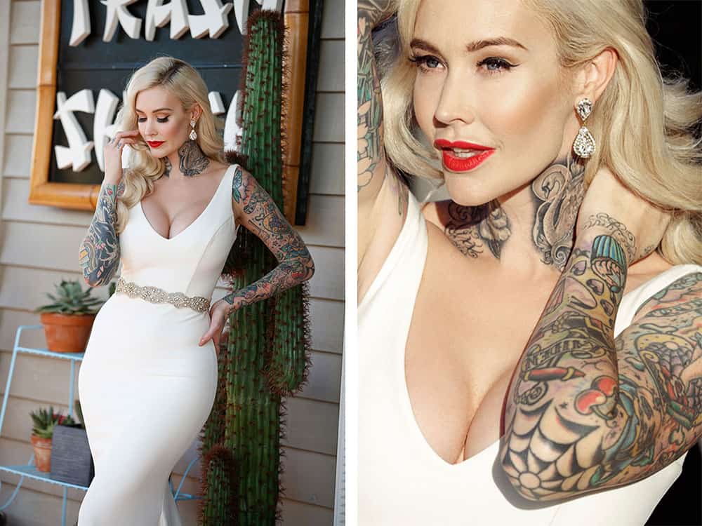 A wink to ink: Pinup icon Sabina Kelley's tips for tattooed brides - Queensland Brides