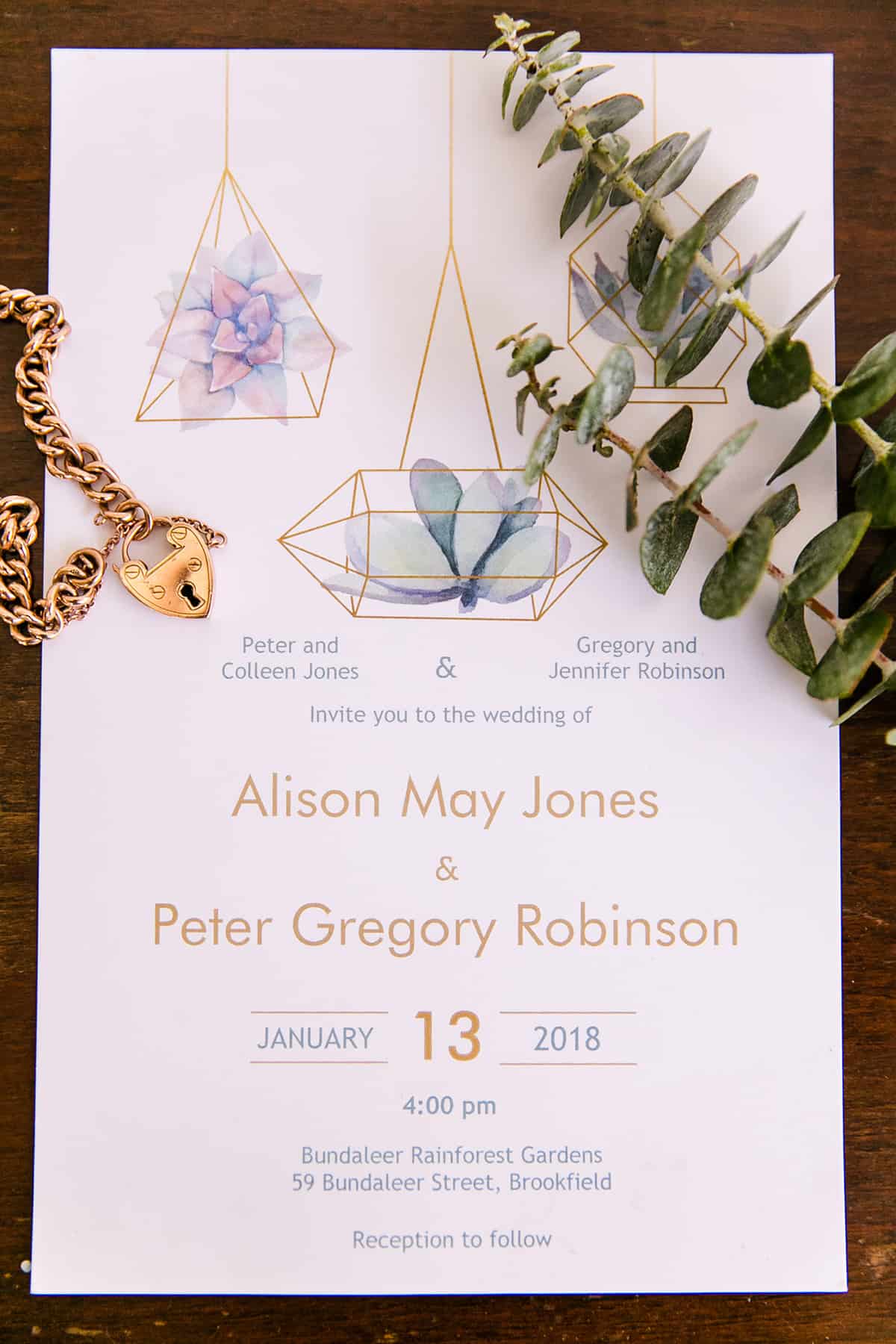Wedding of Alison + Peter
