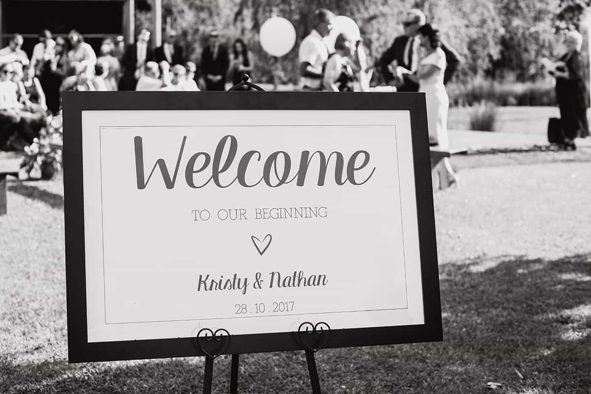 Wedding of Kristy + Nathan