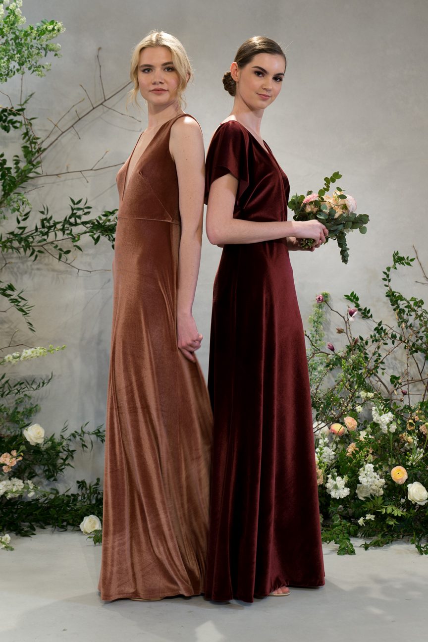 Jenny-Yoo-Fall-2018-Bridesmaid-Collection-Dark-Berry-and-English-Rose-dresses