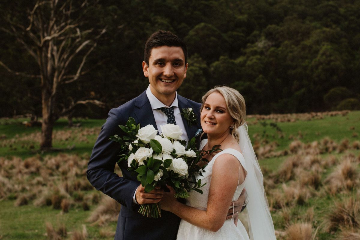 The wedding of Rebecca and Dean at Spicers Peak Lodge