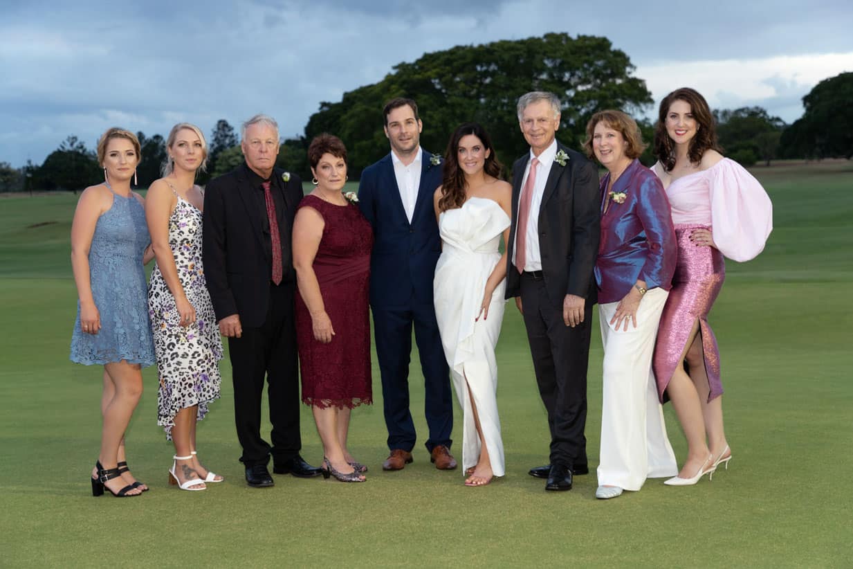 Laura and Michael's golf club wedding in Brisbane