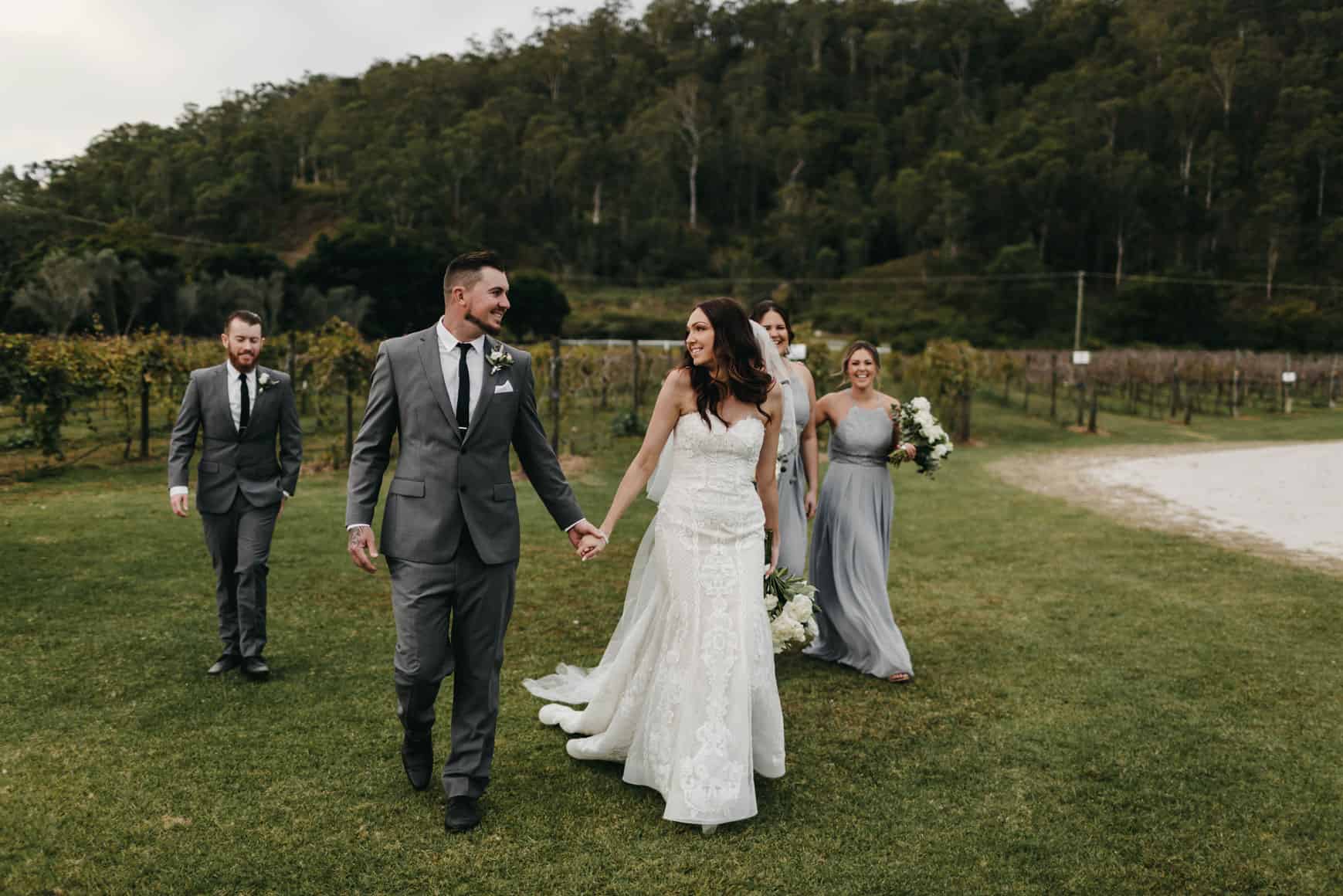Emily and Mike's wedding at O'Reilly's Canungra Valley Vineyards
