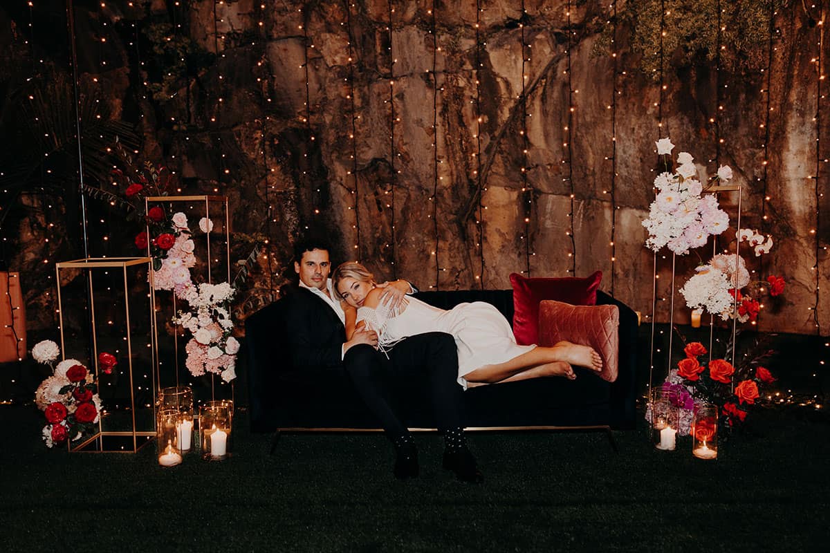 lovers and legends styled shoot at The Lussh